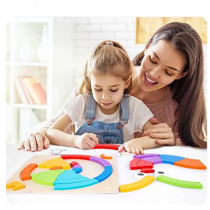 4Ever Wood SmartShapes™ - Houten Puzzel & Bouwset - Bevorder de ontwikkeling