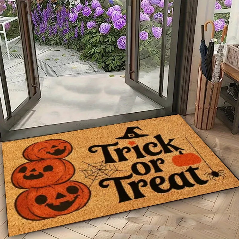 Hallowen Doormat - Weerbestendig, Antislip, Seizoensgebonden Decoratie 0