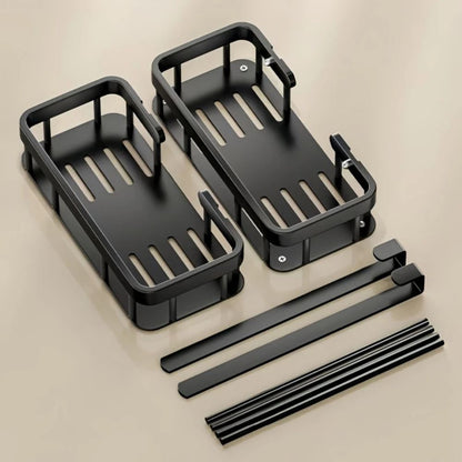SteelHangCaddy™ – RVS Hangende Badkamer Caddy – Boorvrije Wandplank Organizer