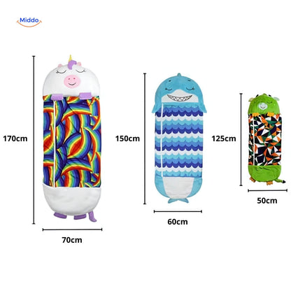 SnuggleSleeper™ – Knusse Kinder Slaapzak met Knuffelvriend – Comfortabel Slaapplekje