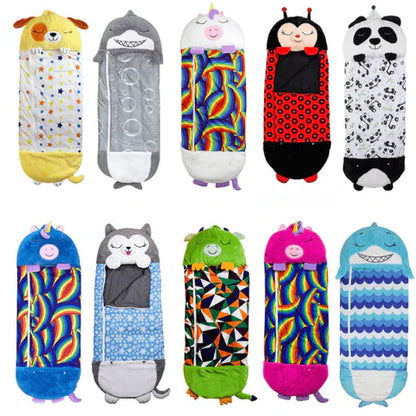 SnuggleSleeper™ – Knusse Kinder Slaapzak met Knuffelvriend – Comfortabel Slaapplekje