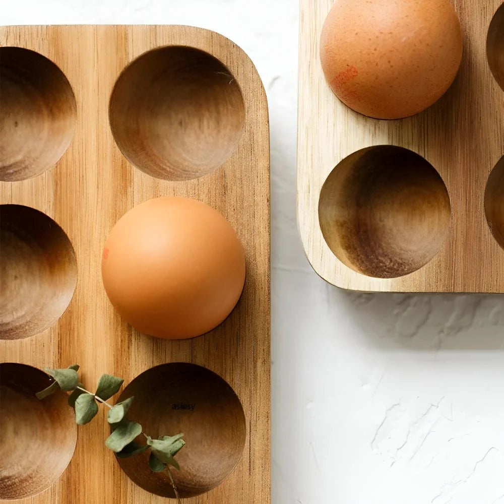 Haro Eierhouder - Houten, Duurzaam Ontwerp voor 12 Eieren 0