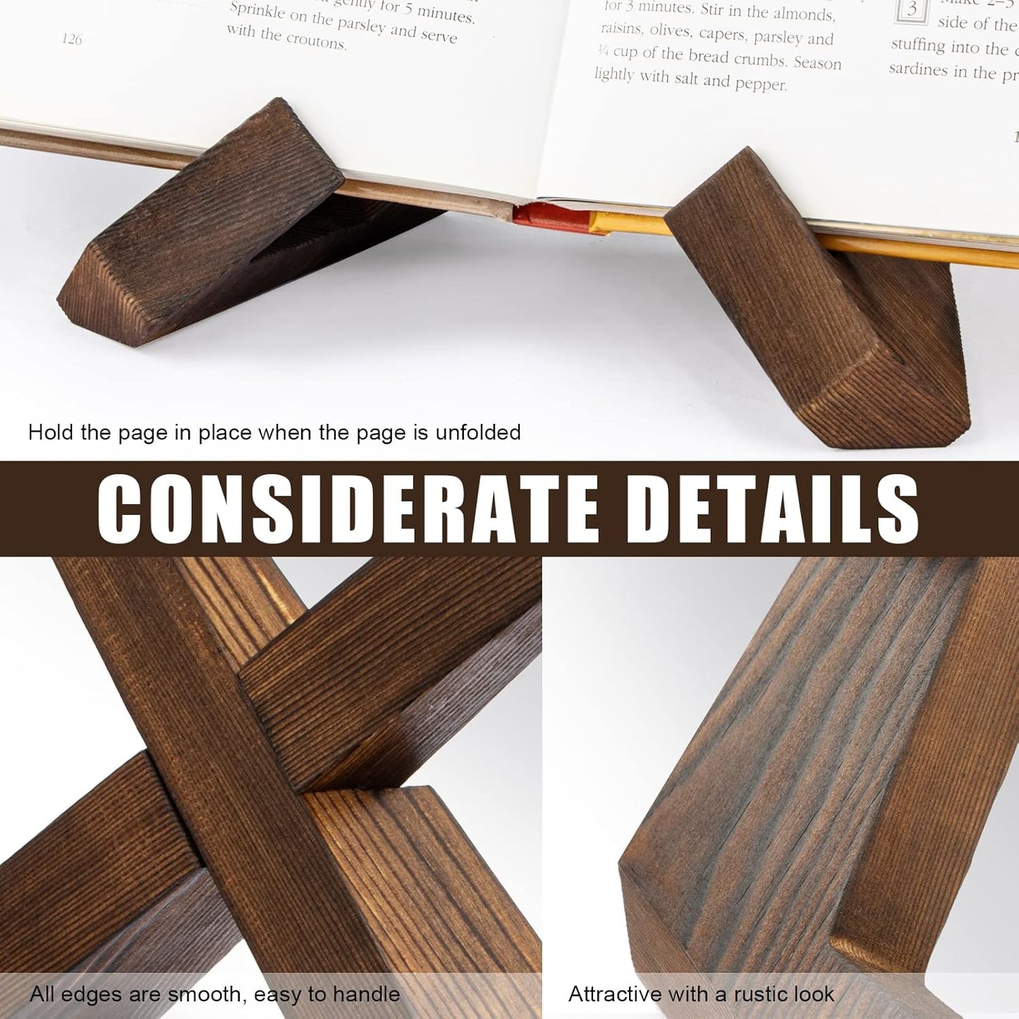 Haro Kookboekstandaard - Hout, Verstelbaar Design 1