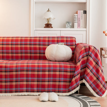 Haven Cottage Bankhoes - Zachte Microvezel, Geruite Textuur 11
