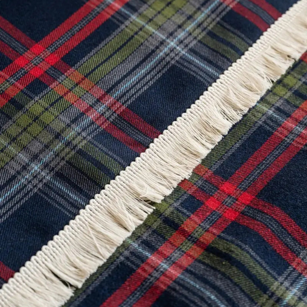 Haven Cottage Bankhoes - Zachte Microvezel, Geruite Textuur 3