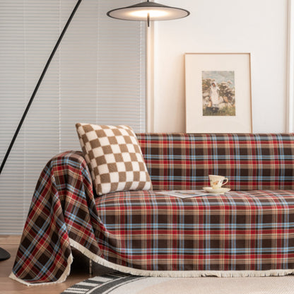 Haven Cottage Bankhoes - Zachte Microvezel, Geruite Textuur 7