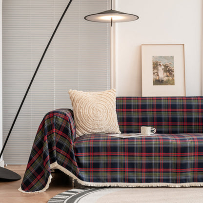 Haven Cottage Bankhoes - Zachte Microvezel, Geruite Textuur 8