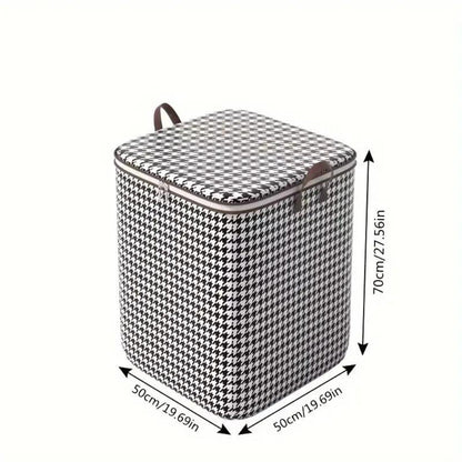 Haven Opbergdoos - Opvouwbaar Houndstooth, Ruimtebesparend 6
