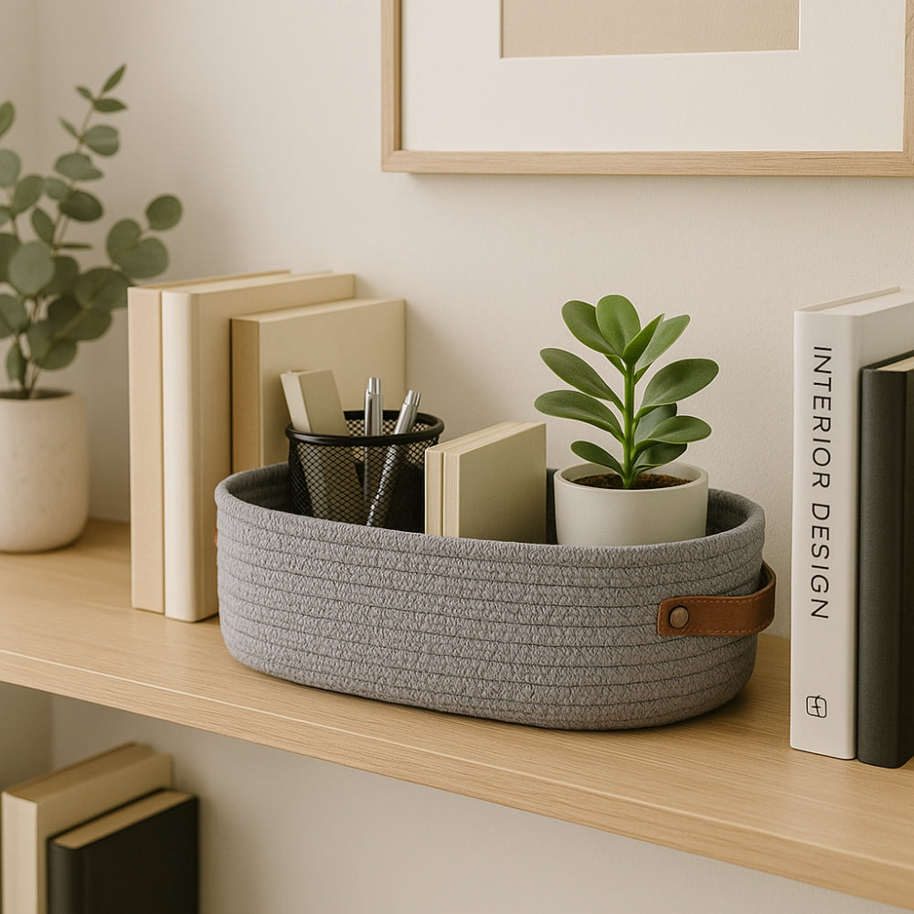 Haven Opbergmand - Geweven Microvezel, Compact en Praktisch 4