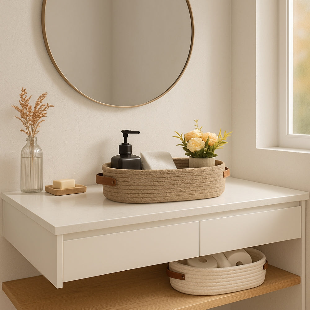 Haven Opbergmand - Geweven Microvezel, Compact en Praktisch 5