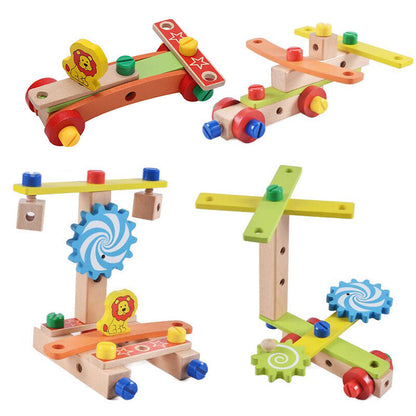 HandyChair™ – Montessori werkbank in stoelvorm – Hout bouwspeelgoed