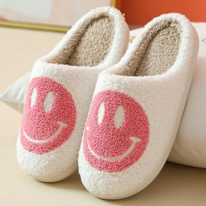 FluffyStep™ – Warme Pantoffels met Smiley – Comfortabele Winter Slippers