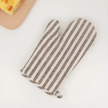 Hedra Ovenwant - Hittebestendig Katoen, Gestreept Design 0