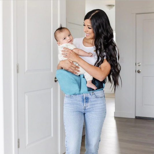 CuddleCarry™ – Ergonomische Heupdrager met Opbergruimte – Comfortabel Baby Draaghulpmiddel