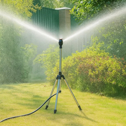 Hogera Roterende Tuinsproeier - Verstelbaar Statief, 360° Dekking 0