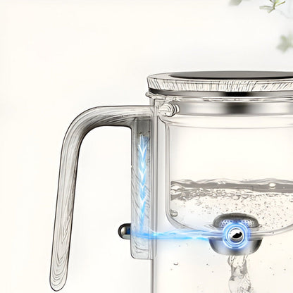 TeaCrystalBrew™ – Glazen Theepot met RVS Zeef – Losse Thee Infuser Pot