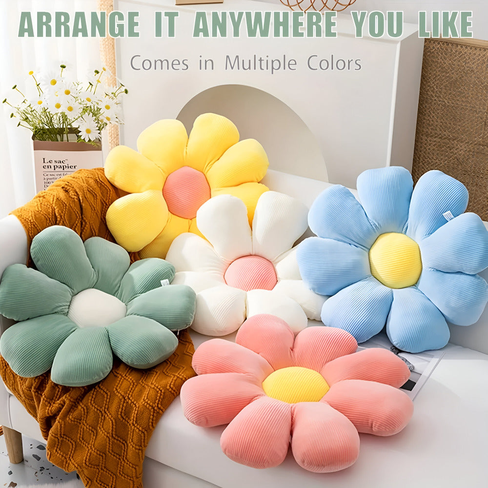 FloraSupport™ – Ergonomisch Pluche Kussen – Comfort & Houding Ondersteuning