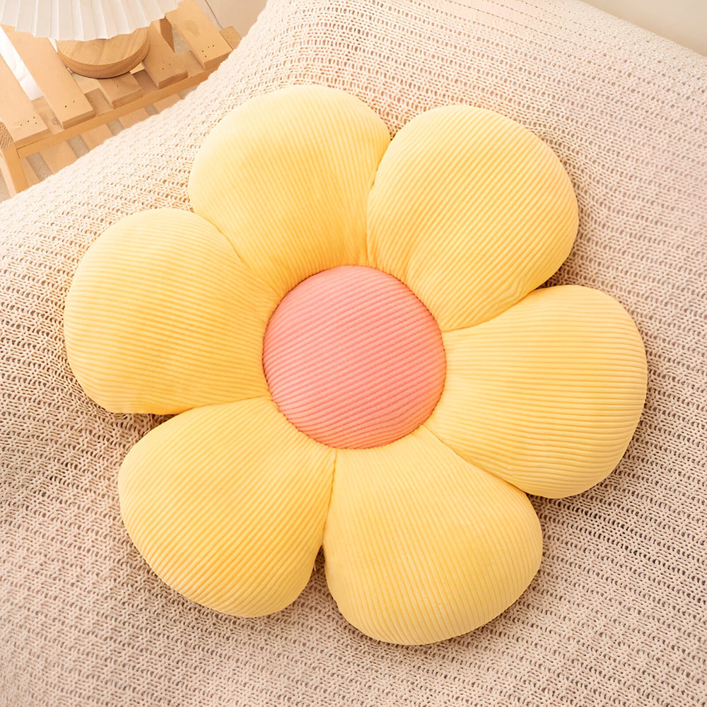 BloomCush™ – Bloem Pluche Kussen – Zacht Sierkussen Decor