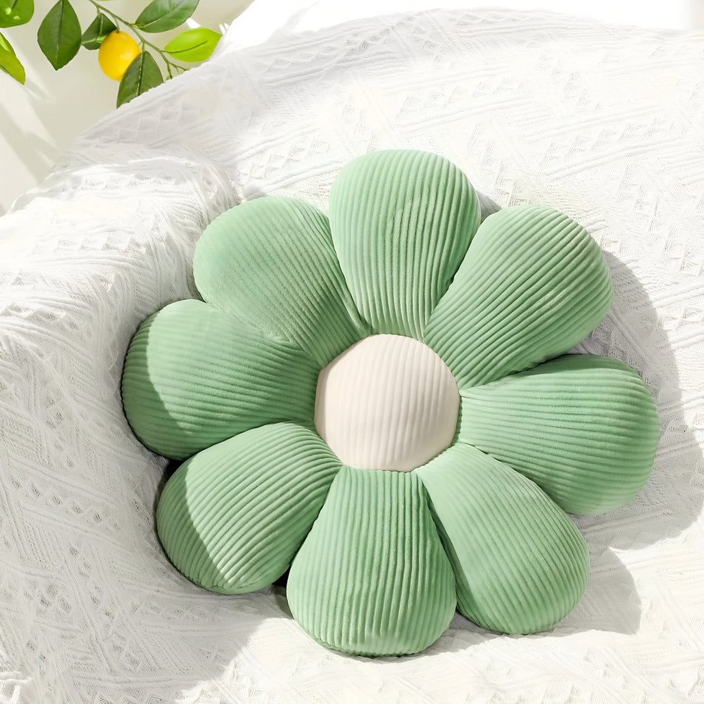 FloraSupport™ – Ergonomisch Pluche Kussen – Comfort & Houding Ondersteuning