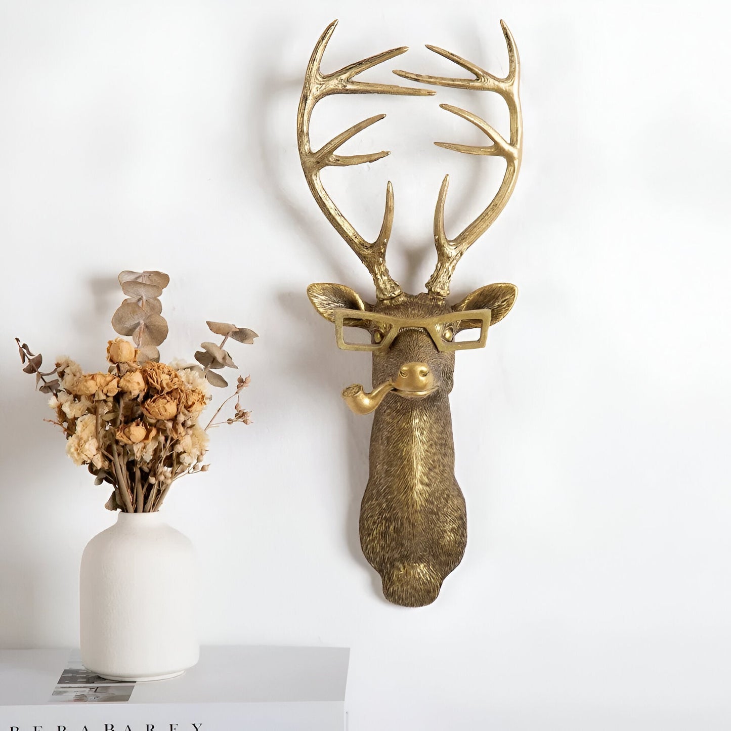 HookHead™ – Decoratieve Wandhaak – Gouden Dieren Wandhanger