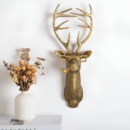 HookHead™ – Decoratieve Wandhaak – Gouden Dieren Wandhanger