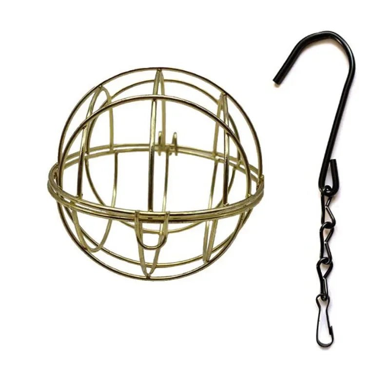 SquirrelSafeFeast™ – Eekhoornbestendige Mezenbolhouder – Vogelvoer Metalen Feeder