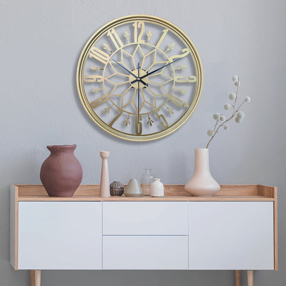 Ivy Wandklok - Handgemaakt Metaal, Industrieel Design 1