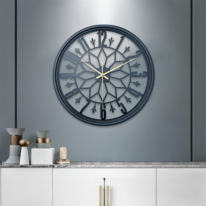 Ivy Wandklok - Handgemaakt Metaal, Industrieel Design 4