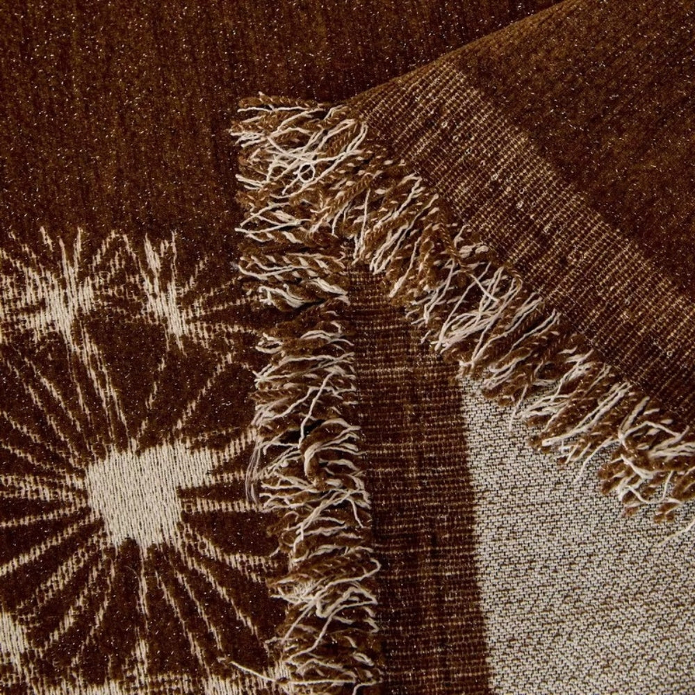 Jade Bankhoes - Microvezel, Japandi Paardenbloemprint 8