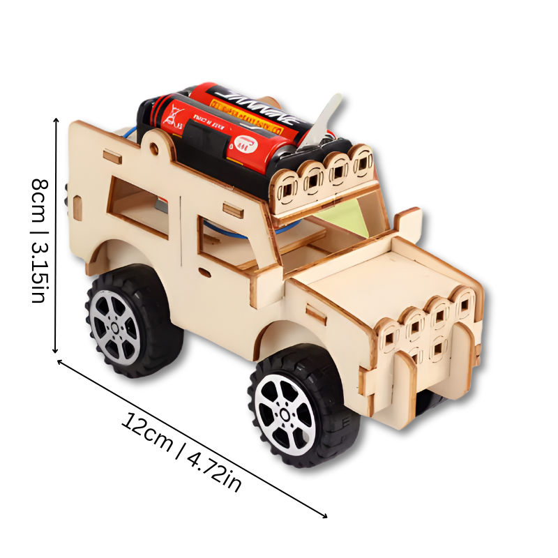 BuildRover™ – Elektrische Houten DIY Voertuigen – Creatief Bouw Speelgoed