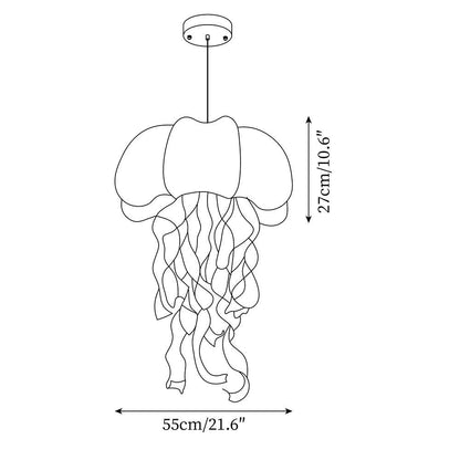 ZeeDroom™ – Jellyfish Hanglamp – Maritieme Sfeerverlichting