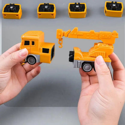 MagneTrux™ – Magnetische Bouwset 3-in-1 – Truck ↔ Robot voor Peuters & Kleuters