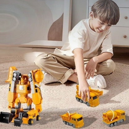 MagneTrux™ – Magnetische Bouwset 3-in-1 – Truck ↔ Robot voor Peuters & Kleuters