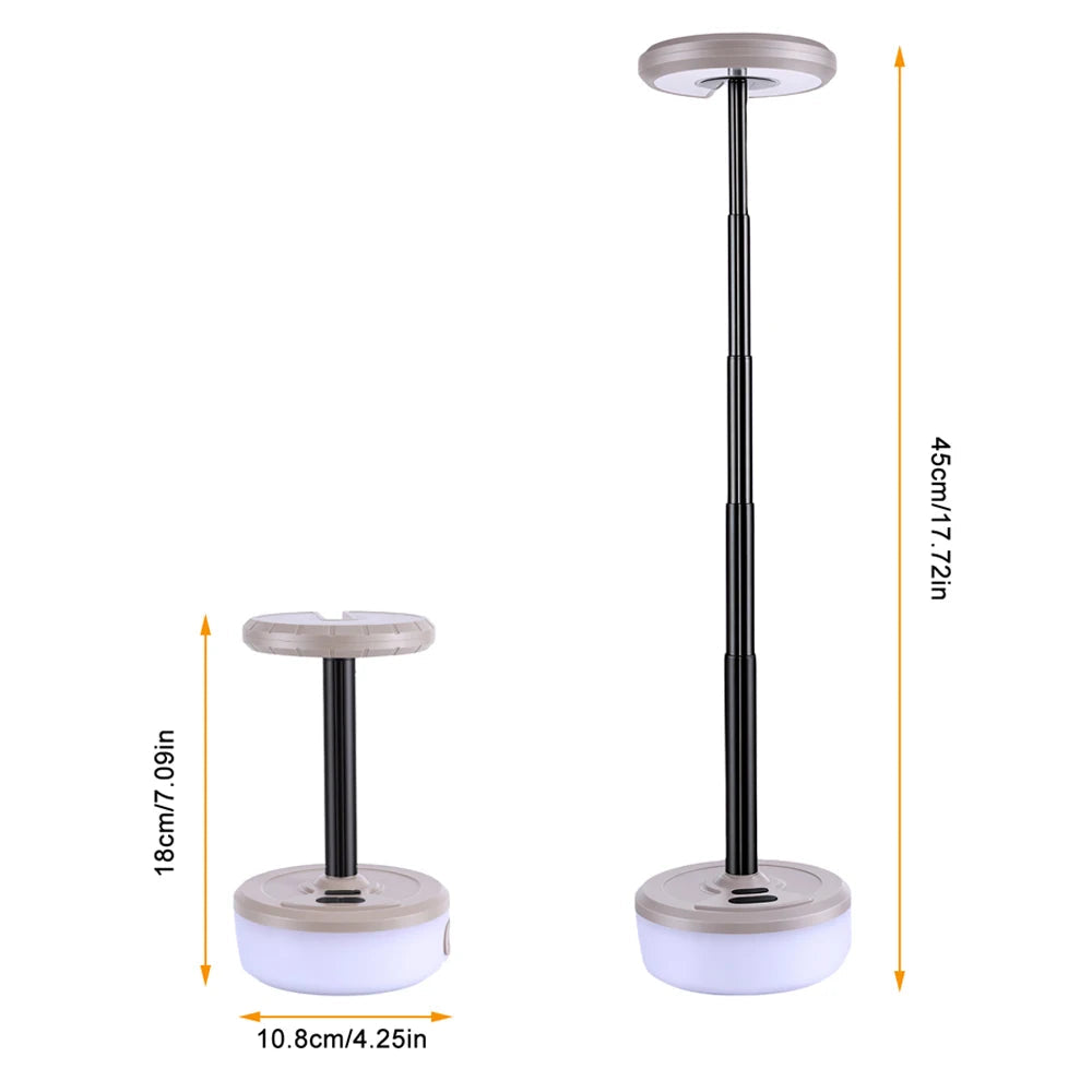 Kampio Campinglamp - Oplaadbaar USB, RGB Verlichting, Compact 0
