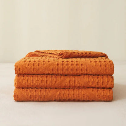 Katoenen Deken Voor Op De Bank - Scandinavisch Design, Zacht, Ademend, 100% Natuurlijk Katoen 6