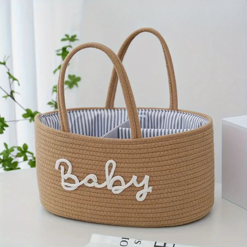 Kaya Baby Caddy - Katoenen Touw, Compact en Duurzaam 0