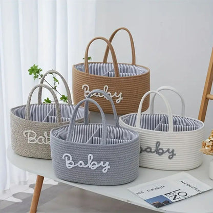 Kaya Baby Caddy - Katoenen Touw, Compact en Duurzaam 1
