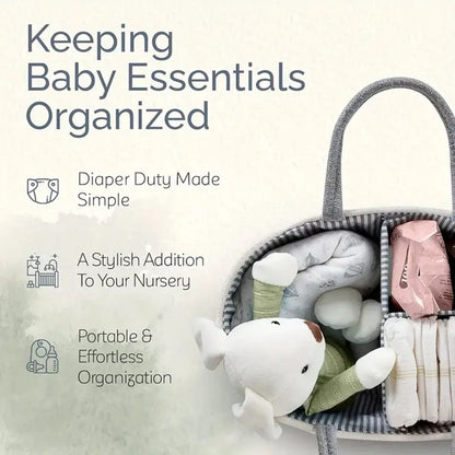 Kaya Baby Caddy - Katoenen Touw, Compact en Duurzaam 6