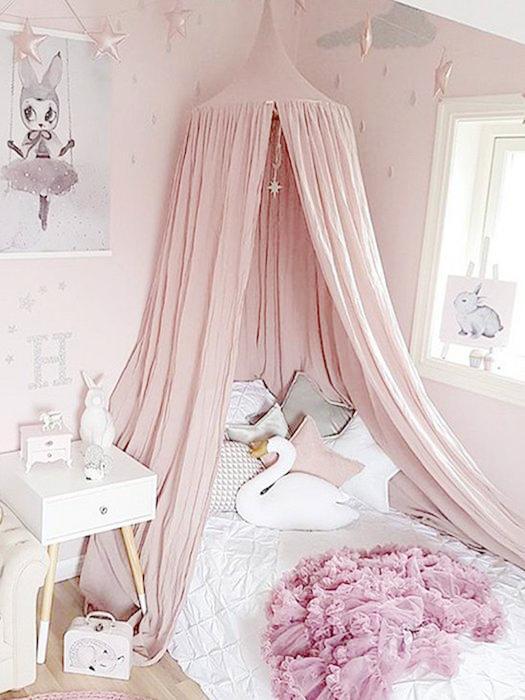 DreamVeil™ – Vintage Baby Hemel – Magische Canopy voor Kinderkamer