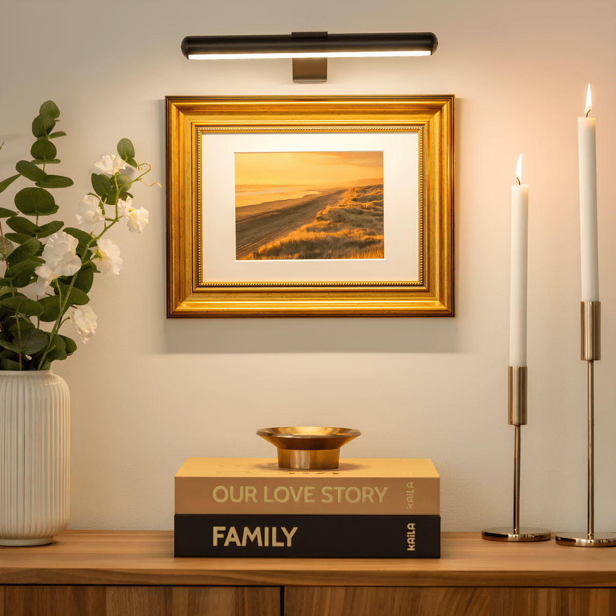 Kila Wandlamp - Draadloos LED, 360° Rotatie, Verstelbare Helderheid 2