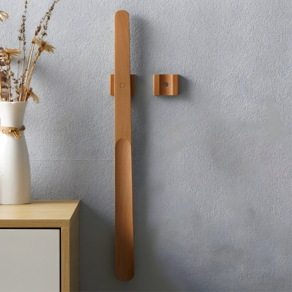 Klaren Schoenlepel - Hout, Extra Lang 55 cm Met Ingebouwde Magneet 0