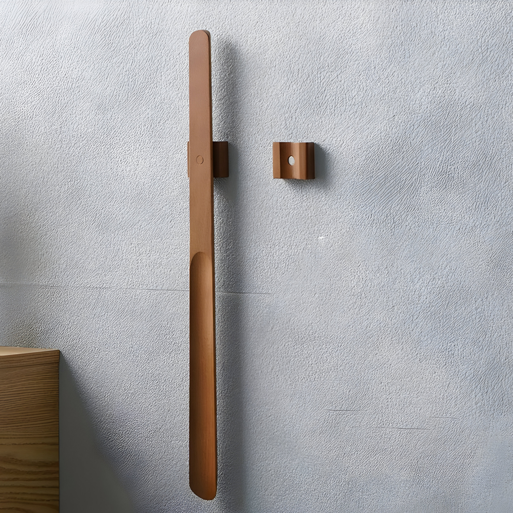 Klaren Schoenlepel - Hout, Extra Lang 55 cm Met Ingebouwde Magneet 4