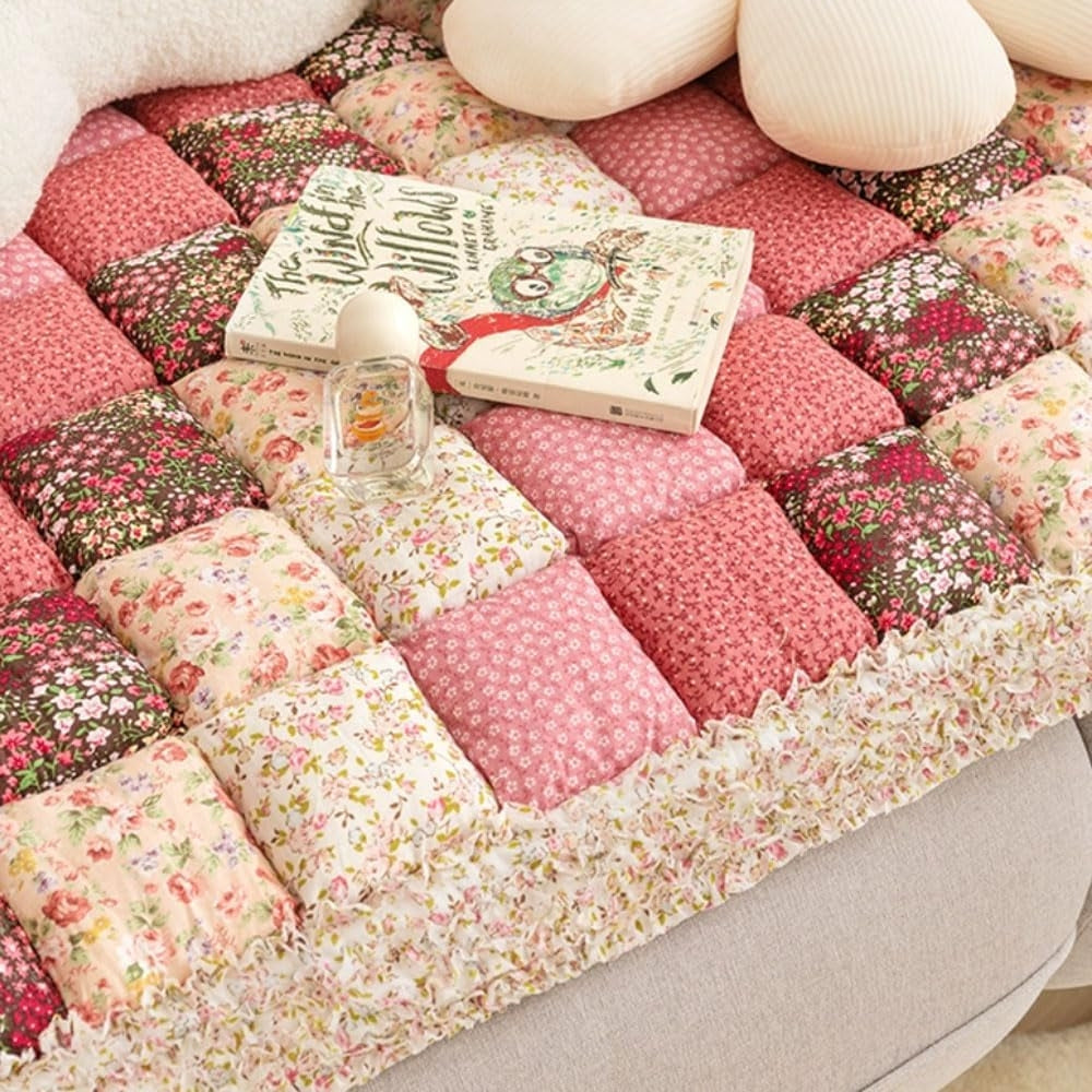 Kleura Bankhoes - Retro Pastoraal, Antislip Design 4