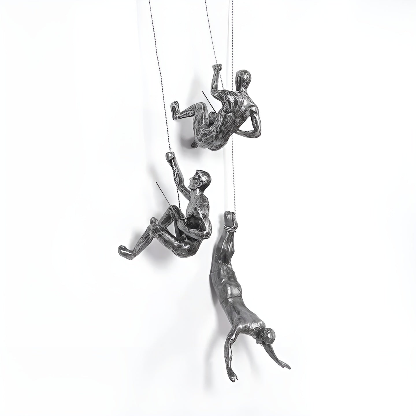 Klynt Wanddecoratie Set - Metalen Klimmende Mannen, Industrieel Muurdecoratie Woonkamer 5