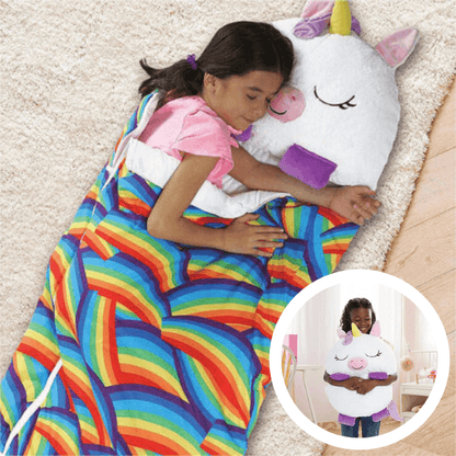 SnuggleSleeper™ – Knusse Kinder Slaapzak met Knuffelvriend – Comfortabel Slaapplekje