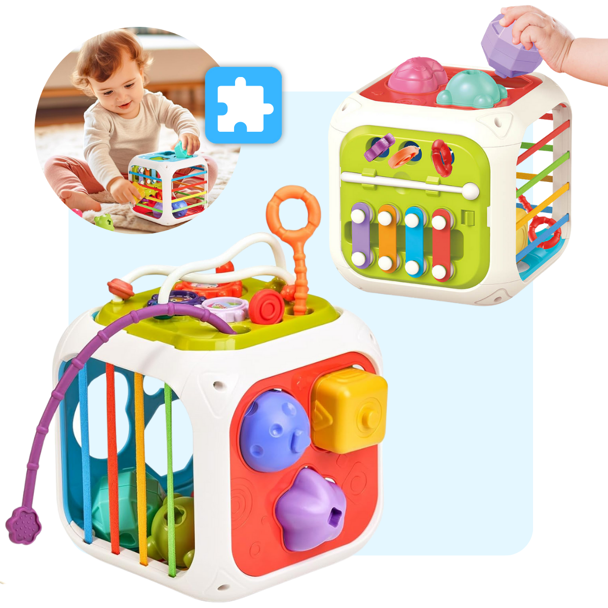 4Little™ - Ontwikkelingskubus 7-in-1