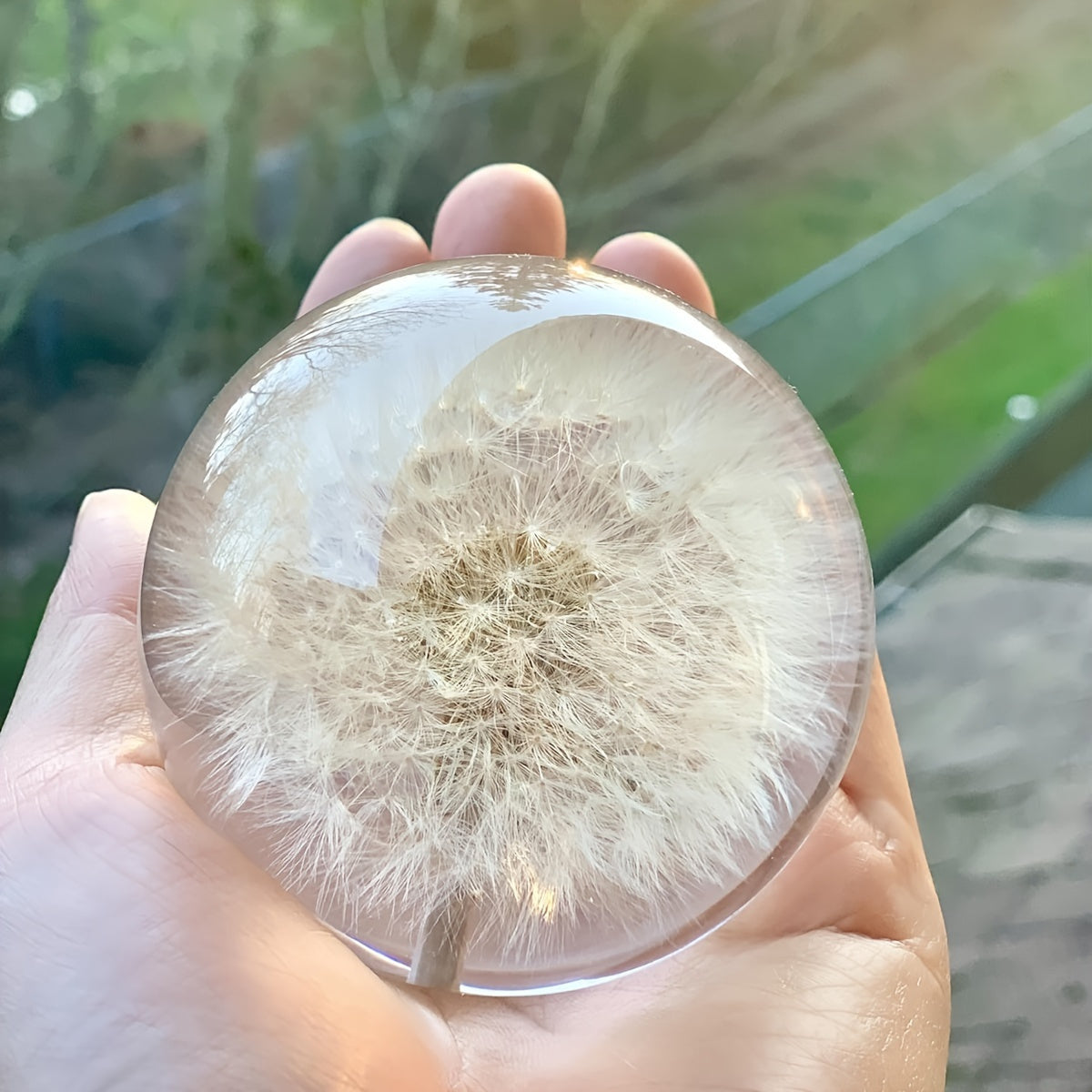 Kora Art Deco Kristallen Bol - Glas met Paardenbloemdecor, Onderhoudsvrij 2