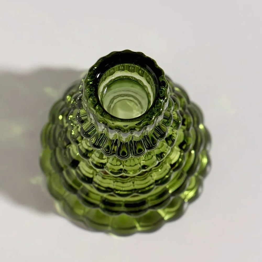 Kora Glass Candle Holder Set - Elegant Glas, Kerstboomvorm, 3-delig 6