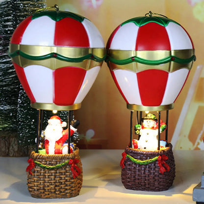 Kora Kerstballonornament - Hars met Warm LED-Licht, Sfeervolle Kerstdecoratie Tafel 1