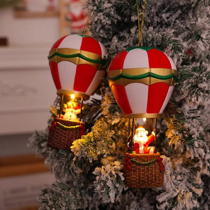 Kora Kerstballonornament - Hars met Warm LED-Licht, Sfeervolle Kerstdecoratie Tafel 2